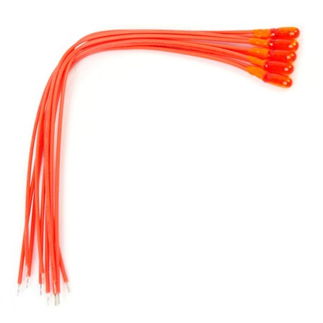 Grain of Wheat Bulb 12v Orange (Pack of 5)