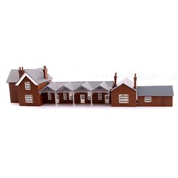 Set of three Town Station buildings