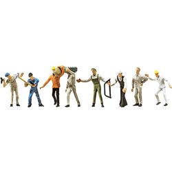 Construction Workers (8) Figure Set
