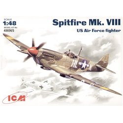 ICM 1:48 - Spitfire Mk.VIII, WWII USAAF Fighter