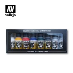AV Vallejo Model Air Set - Basic Colors (x8)
