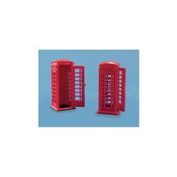 Kit of two traditional Red Phone Boxes