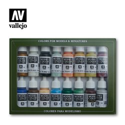 Vallejo Model Color Acrylic Paint Set - Naval (Steam Era) (x16)
