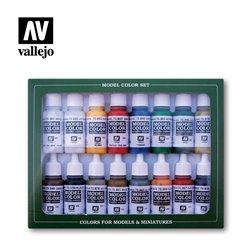 Vallejo Model Color Acrylic Paint Set - French & British Napoleonic (x16)