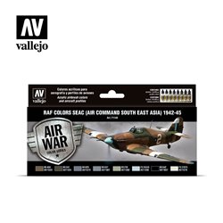 Vallejo Model Air Acrylic Paint Set - RAF & FAA Air Command South East Asia 1942-45