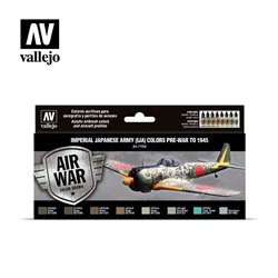 Vallejo Model Air Acrylic Paint Set - Imperial Japanese Army (IJA)