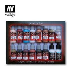 Vallejo Game Color Acrylic Paint Set - Specialist Acrylic Paint Set (x16)