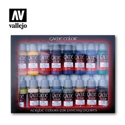 Vallejo Game Color Acrylic Paint Set - Advanced Acrylic Paint Set (x16)