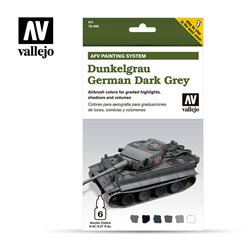 Armour Acrylic Paint Set - AFV Dunkelgrau Dark Grey