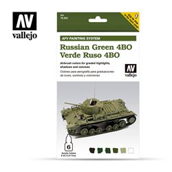 Armour Acrylic Paint Set - AFV Russian Green