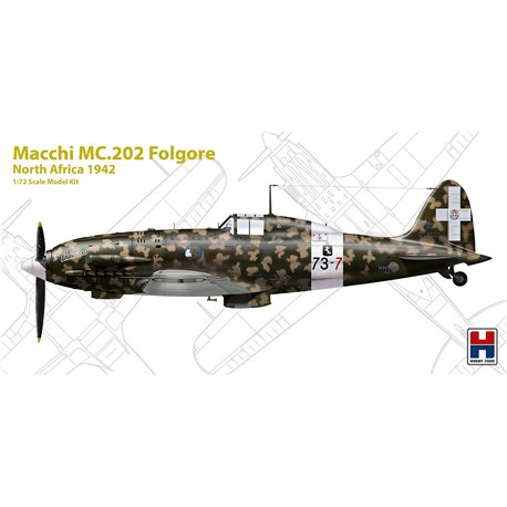 Macchi C.202 Folgore North Africa 1942 (ex Hasegawa) - 1:72 scale