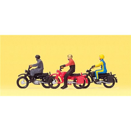 Motorcyclists (3) Exclusive Figure Set