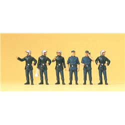 French Firemen with Modern Helmets (6) Exclusive Figure Set