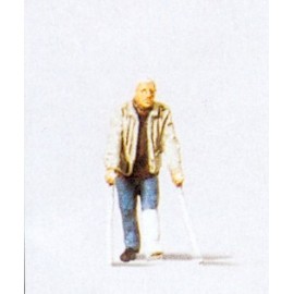 Passer by on Crutches Figure