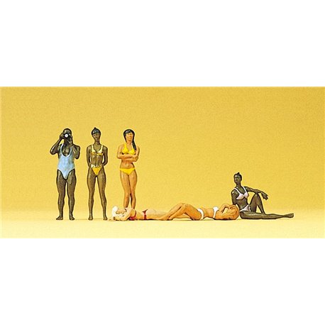Female Sunbathers (6) Exclusive Figure Set