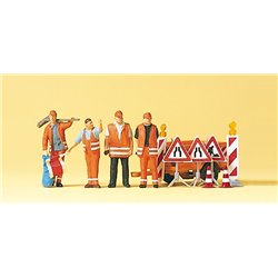 Roadworkers (4) and Accessories Exclusive Figure Set
