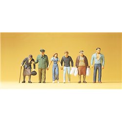 Passers By (5) with Policeman Exclusive Figure Set