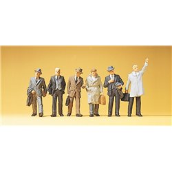 Businessmen with Coats (6) Exclusive Figure Set