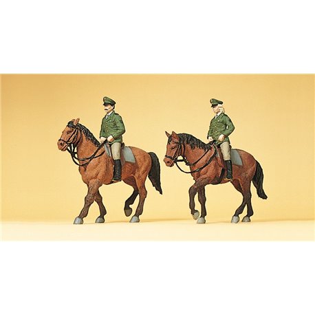 German Police on Horseback (2) Exclusive Figure Set