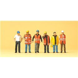 Workers in Safety Vests (6) Exclusive Figure Set