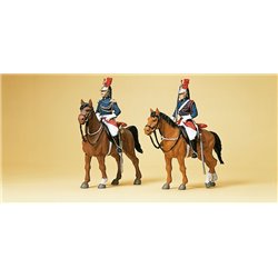 Republican Guards (2) on Horseback Exclusive Figure Set