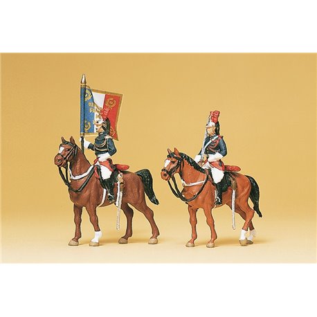 Republican Guards (2) on Horseback Exclusive Figure Set