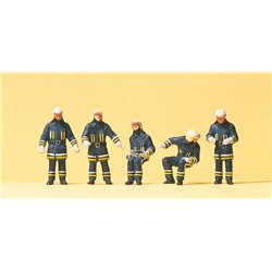Firemen at the Fire Engine (5) Exclusive Figure Set