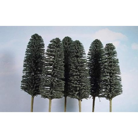 6" Cedar trees - 6 pack