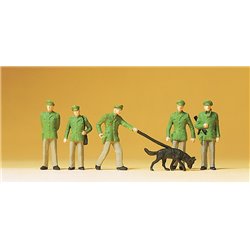 Policemen (5) and Dog Standard Figure Set