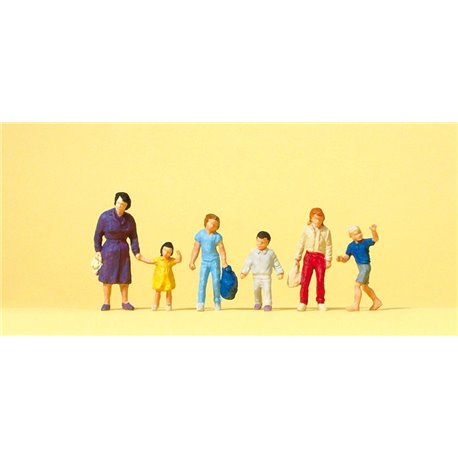 Woman and Children (5) Standard Figure Set