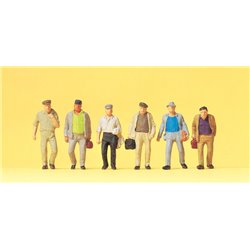 Male Commuters (6) Standard Figure Set