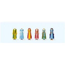 Medieval Costumes on Stands (6) Exclusive Figure Set