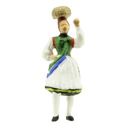 Woman in German (Urach) National Costume Figure