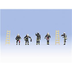French Fire Brigade (5) Figure Set
