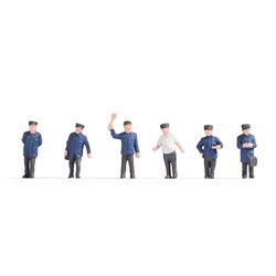 Railway Officials (6) Hobby Figure Set
