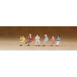 Seated Persons (6) Figure Set