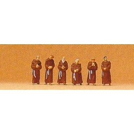 N Gauge (1/148 - 1/160)Franciscan Friars (6) Figure Set Six Men by Preiser