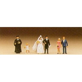 Wedding Group Protestant (6) Figure Set