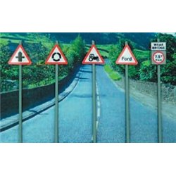 Modern Road Signs - Warning signs