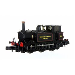 N Gauge Terrier A1X No.72 Newhaven Harbour Company Lined Black