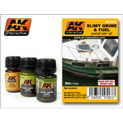 AK Interactive Set Slimy Grime and Fuel Set