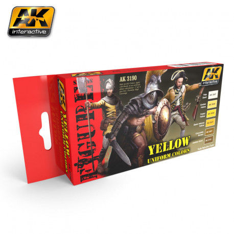 AK Interactive Set Yellow Uniform Colours