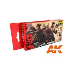 AK Interactive Set - Brown Colours