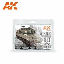 AK Interactive Set - Winter Weathering Set