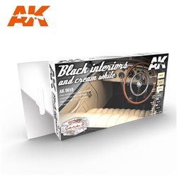 AK Interactive Set - Black Interiors & Cream White Set
