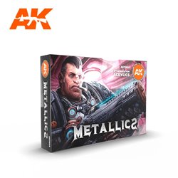 AK Interactive Set - Metallics Set