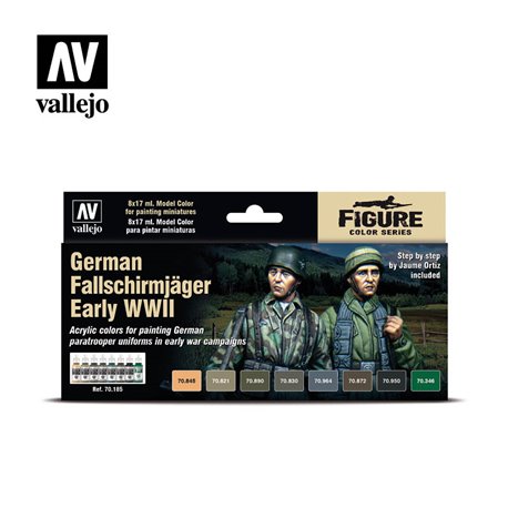 AV Vallejo Model Color Set - German Paratrooper Early WWII