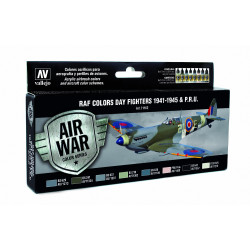 AV Vallejo Model Air Set - WWII RAF Day Fighters (x8)