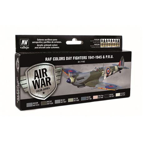 AV Vallejo Model Air Set - WWII RAF Day Fighters (x8)