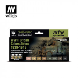 AV Model Air Set - WWII British Colors Africa 1939-43 (x8)